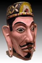 CARVED HEAD - KENYAH DAYAK